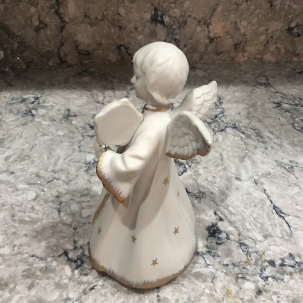 Schmid Porcelain Angel Musical Figurine - Picture 5 of 9